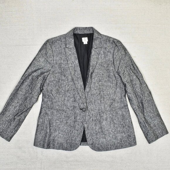 J.crew women's gray suit jackets - Picture 1 of 5